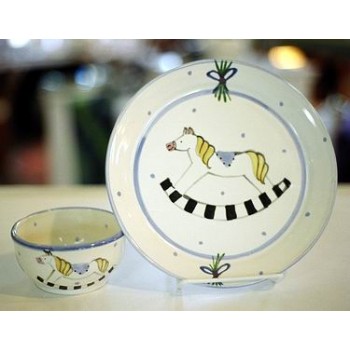 Child's Plate & Cereal Bowl Set